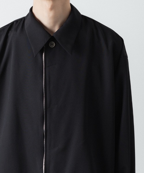 シャツ DOUBLE CUFFS ZIP SHIRT メンズの画像