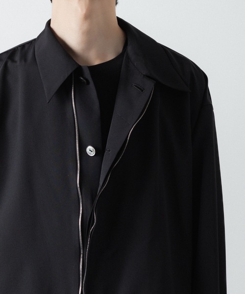 シャツ DOUBLE CUFFS ZIP SHIRT メンズの画像