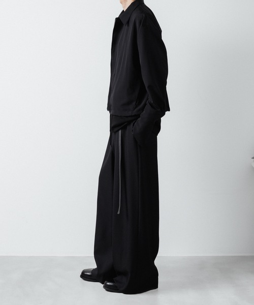 シャツ DOUBLE CUFFS ZIP SHIRT メンズの画像