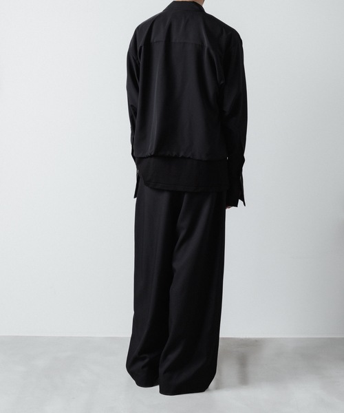 シャツ DOUBLE CUFFS ZIP SHIRT メンズの画像