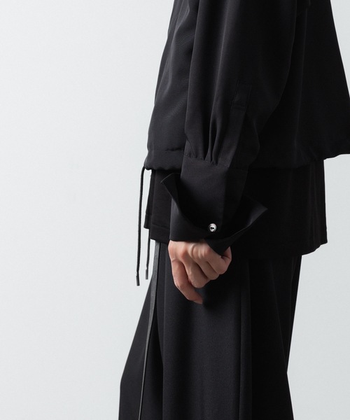 シャツ DOUBLE CUFFS ZIP SHIRT メンズの画像