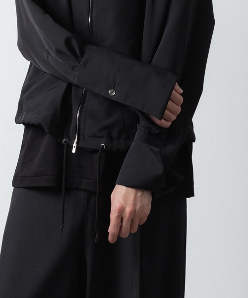 シャツ DOUBLE CUFFS ZIP SHIRT メンズの画像