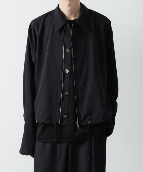 シャツ DOUBLE CUFFS ZIP SHIRT メンズの画像