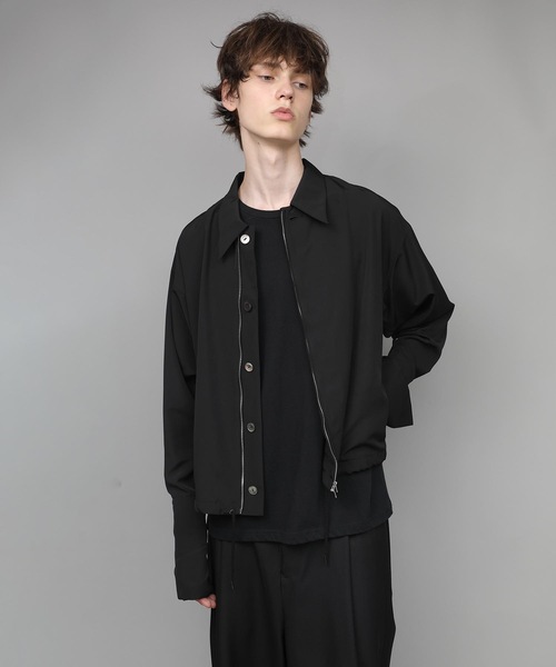 ATO（アトウ） シャツ DOUBLE CUFFS ZIP SHIRT メンズ : ZOZOTOWN