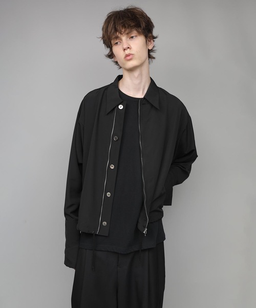ATO（アトウ） シャツ DOUBLE CUFFS ZIP SHIRT メンズ : ZOZOTOWN
