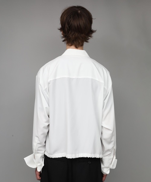 ATO（アトウ） シャツ DOUBLE CUFFS ZIP SHIRT メンズ : ZOZOTOWN