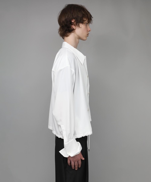 ATO（アトウ） シャツ DOUBLE CUFFS ZIP SHIRT メンズ : ZOZOTOWN