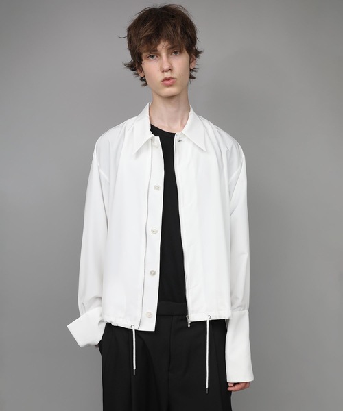 ATO（アトウ） シャツ DOUBLE CUFFS ZIP SHIRT メンズ : ZOZOTOWN