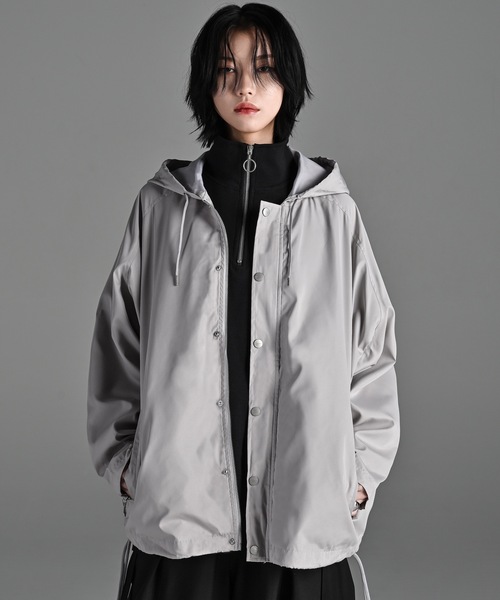 ADRER 「ADRER」 マウンテンパーカー MEDIUM ライトグレー