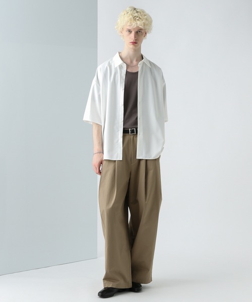 HARE メンズ ボトム HARE スラックス 「SET UP対応」OTOMOワイドパンツ(HARE) メンズ