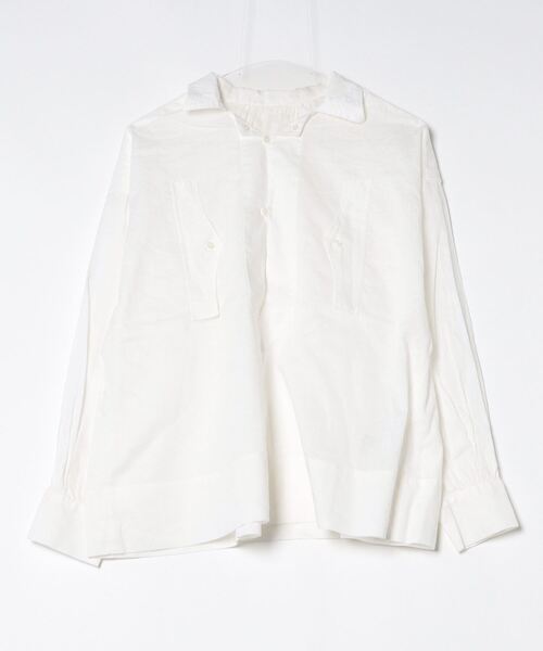 「BEAMS BOY」 長袖シャツ FREE オフホワイト レディース