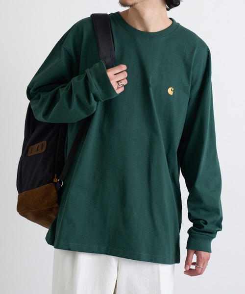 Carhartt WIP tシャツ 「Carhartt WIP」LOGO LS TEE i026392 メンズ