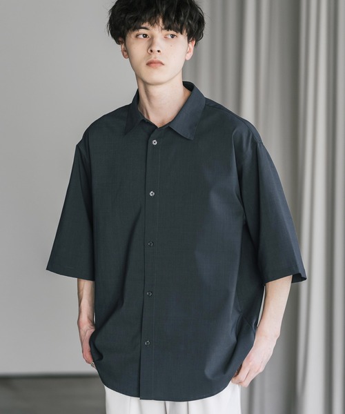 Rocky Monroe シャツ 接触冷感 オーバーサイズレギュラーカラー