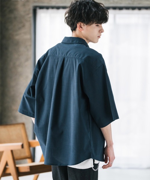 Rocky Monroe シャツ 接触冷感 オーバーサイズレギュラーカラー