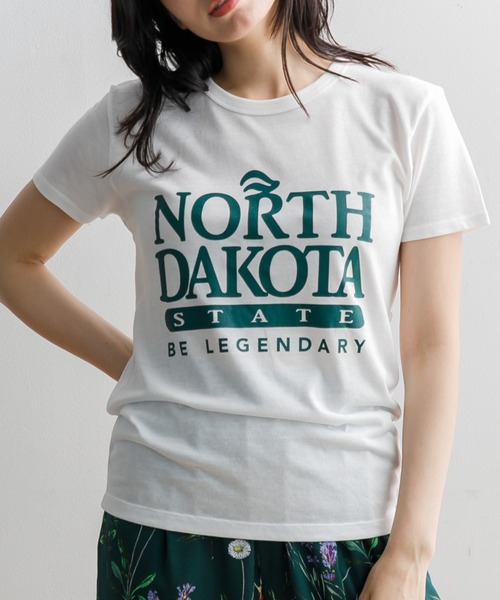 tシャツ 「MEN ， WOMEN」STATE TEE -North Dakota レディース メンズ
