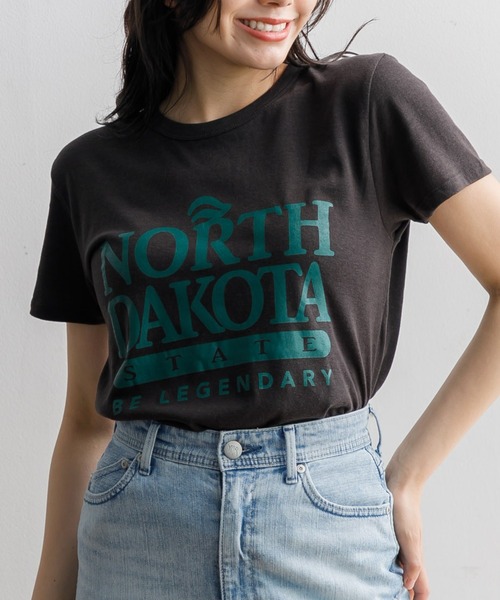 tシャツ 「MEN ， WOMEN」STATE TEE -North Dakota レディース メンズ
