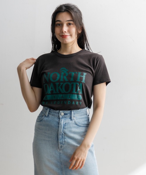 tシャツ 「MEN ， WOMEN」STATE TEE -North Dakota レディース メンズ