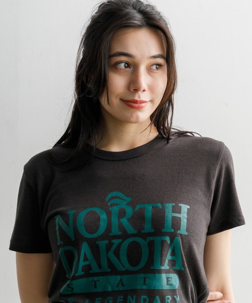 tシャツ 「MEN ， WOMEN」STATE TEE -North Dakota レディース メンズ
