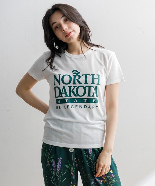 tシャツ 「MEN ， WOMEN」STATE TEE -North Dakota レディース メンズ