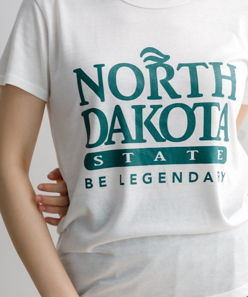 tシャツ 「MEN ， WOMEN」STATE TEE -North Dakota レディース メンズ