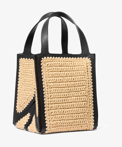 MICHAEL KORS ストロー レザー ショルダーバッグ MICHAEL KORS - □新品同様□ MICHAEL KORS マイケルコース