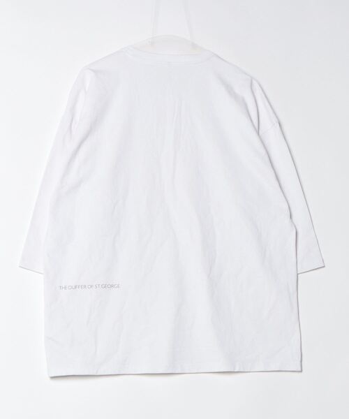 「The DUFFER of ST.GEORGE」 7分袖Tシャツ LARGE ホワイト メンズ