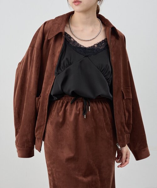 SHENERY サテンチュニックキャミソール SHENERY ブラウス シャツ 「上品見え」サテンチュニック