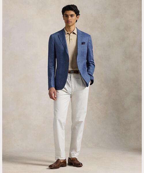 メンズ　POLO RALPH LAUREN テーラードジャケット ライトブルー POLO RALPH LAUREN ジャケット テーラードジャケット Polo