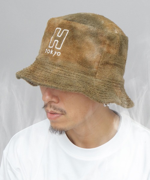 H Tokyo 帽子 ハット タイダイ染 バケットハット型 サウナハット