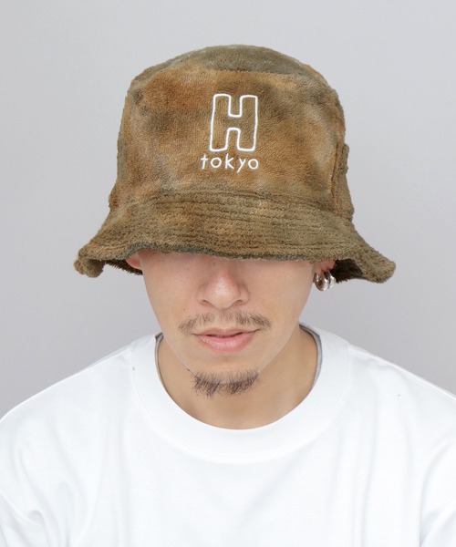 H Tokyo 帽子 ハット タイダイ染 バケットハット型 サウナハット