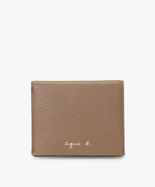 agnes b.（アニエスベー） 財布 レザー 二つ折り ウォレット” Zoe