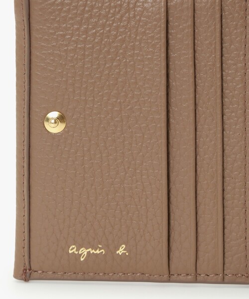 agnes b.（アニエスベー） 財布 レザー 二つ折り ウォレット” Zoe