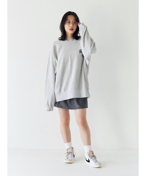 新品同様ungridアングリッドルーズビッグシルエットNCUスウェットグレー 新品同様ungridアングリッドルーズビッグシルエットNCUスウェット