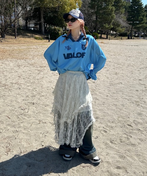 「sedacle」 長袖Tシャツ LARGE ブラック メンズ