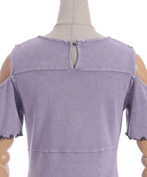 axes femme POETIQUE ワンピース 硫化染めカットミニOP : ZOZOTOWN