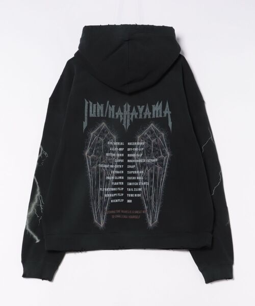 ＜6(ROKU)＞THERMAL PRINT HOODIE/パーカー ブランドファッション - ＜6(ROKU)＞THERMAL PRINT HOODIE/パーカー