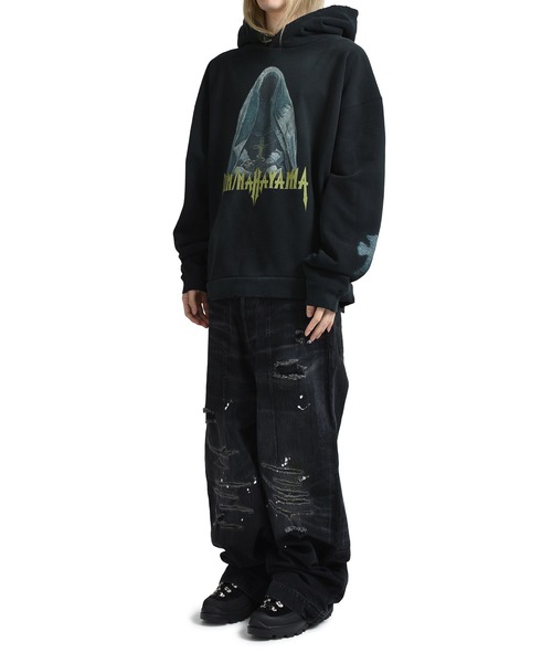 SKULL GANG パーカー GRENZGAENGER] ☆限定☆ Skull & Smoke Hoodie | 価格別 | 2and4