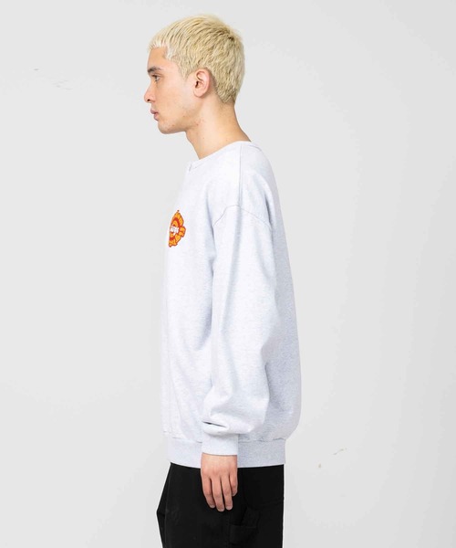 X-LARGE / スウェット/M/コットン/WHT/101213012003 XLARGE（エクストラ ラージ） スウェットカットソー X-LARGE アッシュ