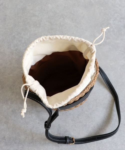 「MIAN 」 かごバッグ FREE ブラック レディース_画像2