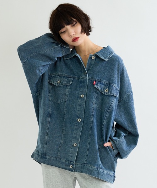 A.D.C.L. デニムジャケット gジャン オーバーサイズ ビックシルエット