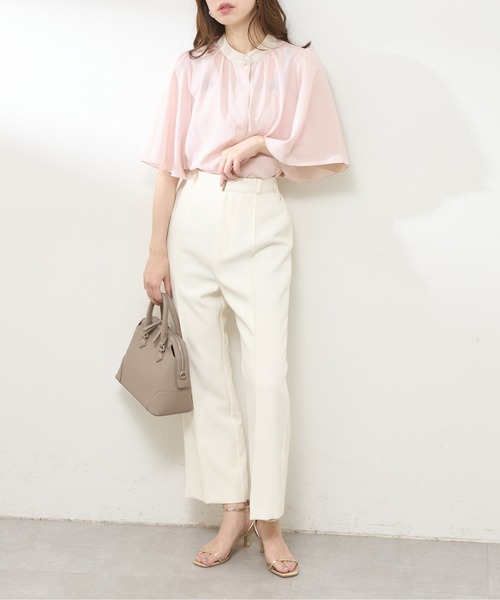 「natural couture」 半袖ブラウス FREE サックスブルー レディース_画像6