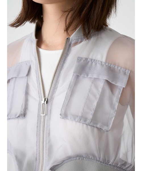 SNIDEL（スナイデル） ブルゾン ONE SIZE グレー レディース