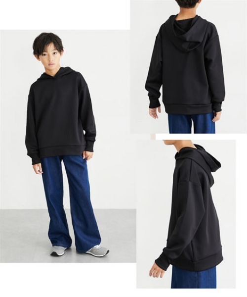 パーカー 裾ラウンドプルパーカー キッズ 子供服 男の子 女の子