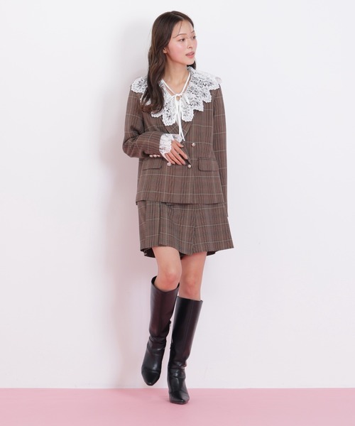 新品　ジルスチュアート　襟付き　レースブラウス JILL by JILL STUART（ジルバイジルスチュアート） ブラウス シャツ