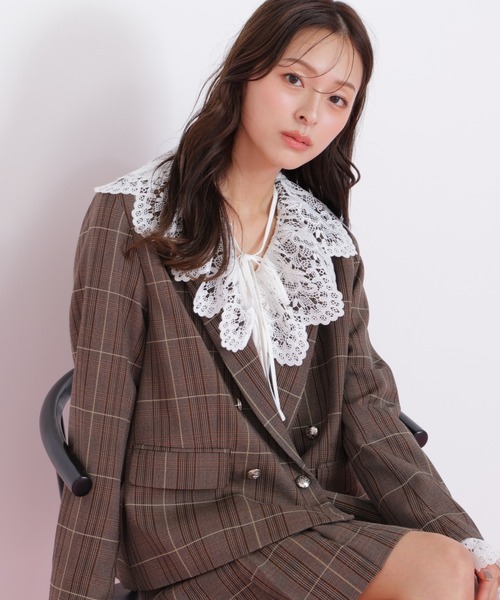 新品　JILL STUART レースカラーシャツ 2023AW JILLSTUART - 新品 JILL STUART レースカラーシャツ 2023AWの通販 by