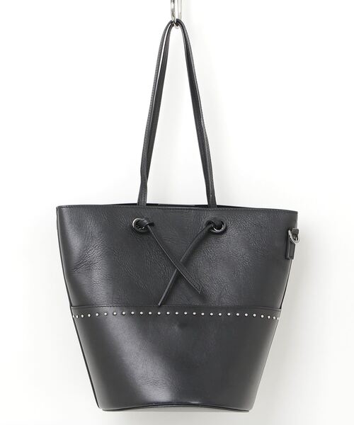 美品　BARNEYS NEW YORK トートバッグ　ブラック　レザー 630 BARNEYS NEWYORK（バーニーズニューヨーク） トートバッグ - ブラック