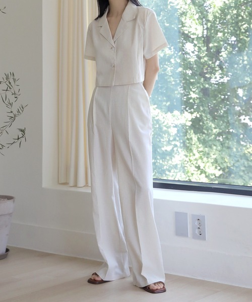 「UNE MANSION」 セットアップ FREE ブラック レディース_画像3