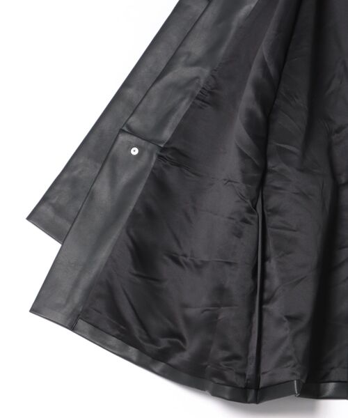 カヤ コート ジャケット 「カヤ」寒のつくり革メンズアウター メンズ