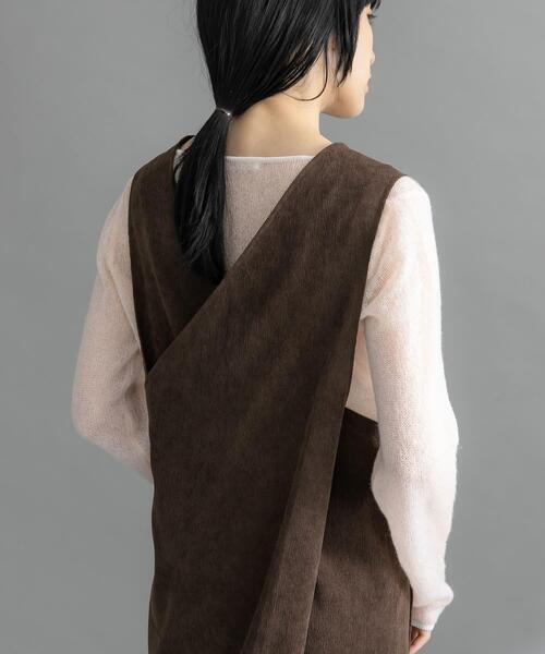 KBF（ケービーエフ） ワンピース 「WEB限定」コーデュロイクロス