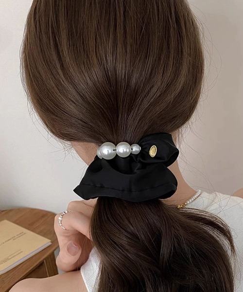 B.I.D. シュシュ 「Bz」パール付きシュシュ/ヘアゴム(RZ) : ZOZOTOWN